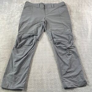 REI Pants Screeline Hybrid Womens 16 Petite Gray Outdoor Hiking Stretch‎ Vented